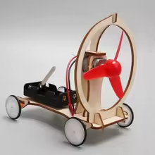 מכונית רוח חשמלית דגם לבניה עצמית