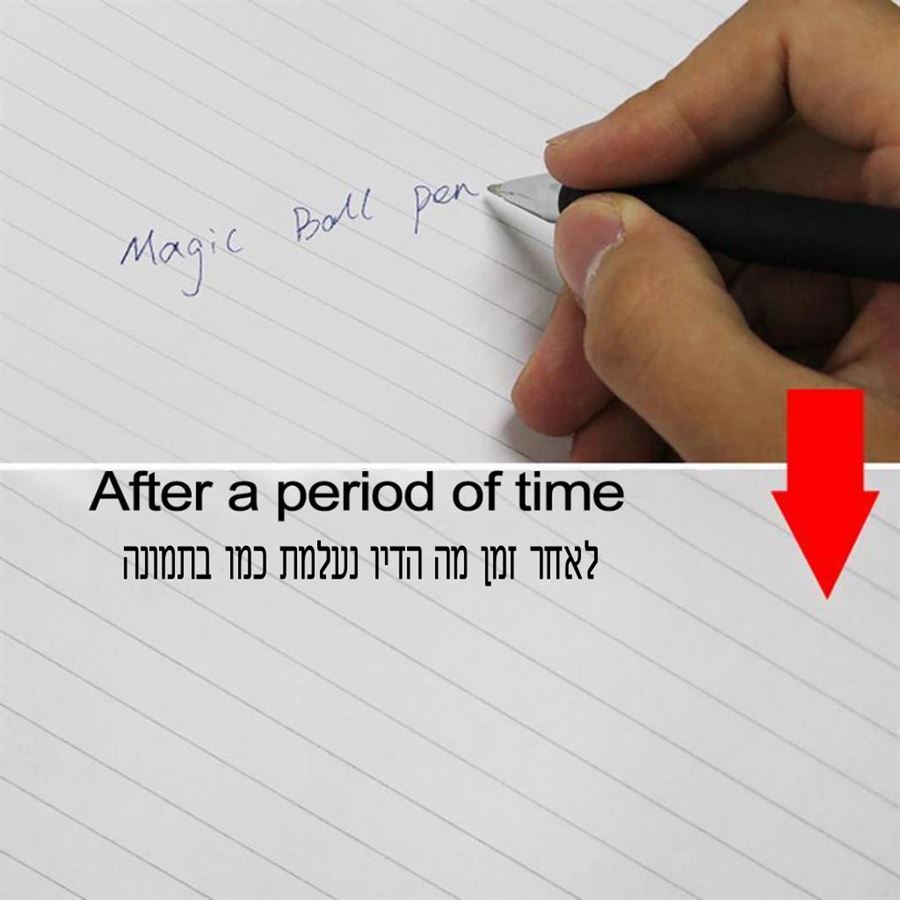עט סימון עם דיו נעלם – בטוח ולא רעיל