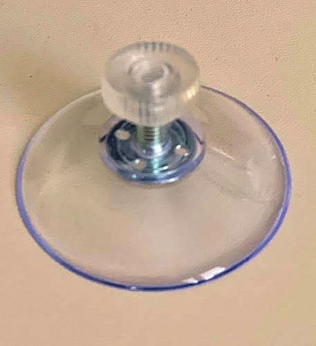 פעמון וואקום סיליקון שקוף עם בורג הידוק ולשונית חליצה