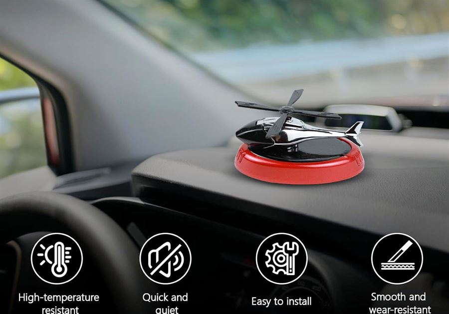 אליקופטר מפיץ ריח סולארי לרכב  ולחלון החדר