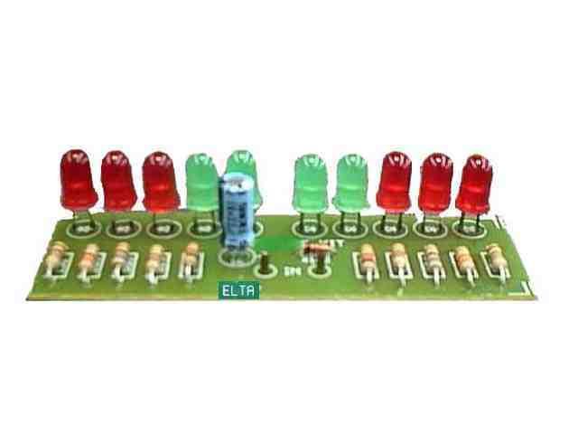 קיט אקולייזר 10 לדים דו כיווני להלחמה על משטח PCB