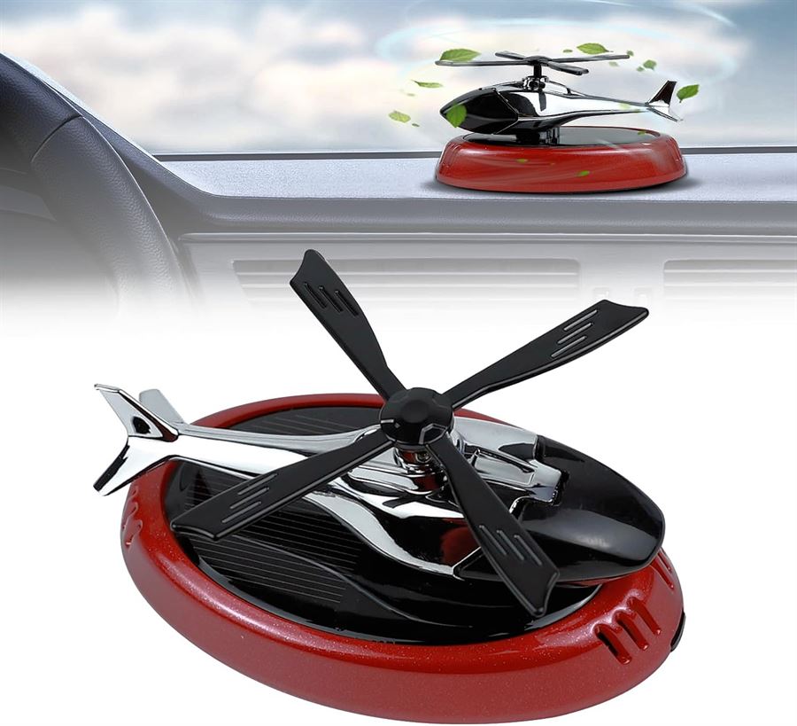 אליקופטר מפיץ ריח סולארי לרכב  ולחלון החדר