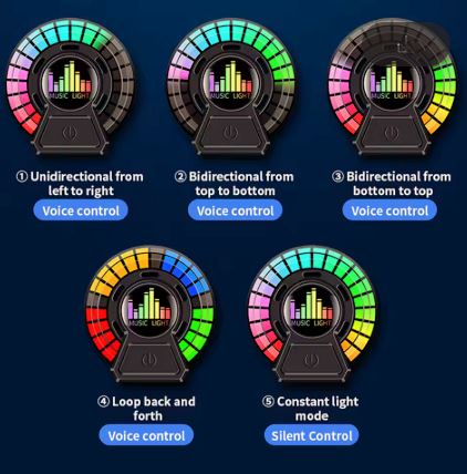 מד רעש עגול לילדים מלמד לדבר ולא לצעוק